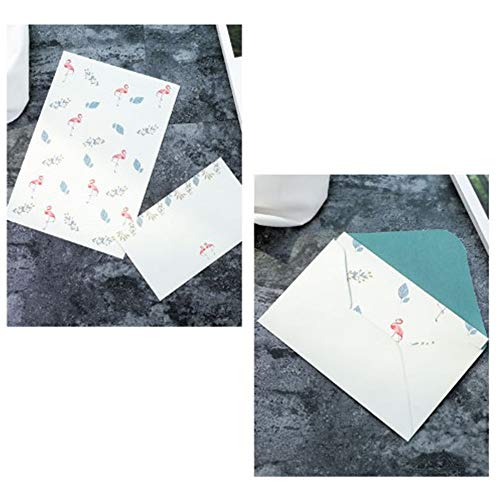 36 Piezas Papel para Escribir, Juego de Papel de Cartas con Sobre, Sobres de Papel de Escritura con Diseño Floral, 24 Hojas de Papel de Papelería + 12 Sobres, para Invitaciones, Cartas, Tarjetas