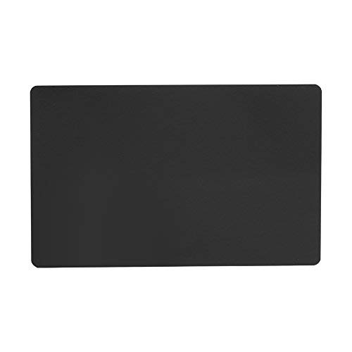 50 Unids Placa En Blanco Marca de Láser Impresionante Espacio en Blanco Tarjetas de Visita de Metal Placa de Aluminio Placa de Grabado de Metal Grabado Hojas de Múltiples Colores(Negro)