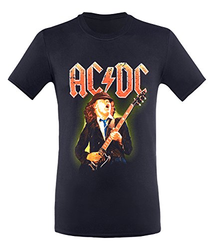 AC/DC Angus – Camiseta de, Todo el año, Hombre, Color Negro, tamaño Large