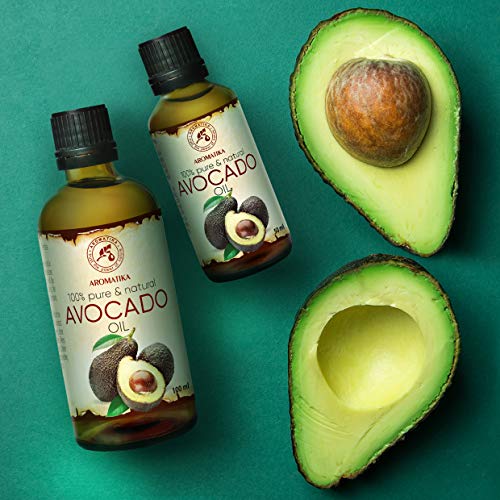 Aceite de Aguacate 100ml - Persea Americana - Sudáfrica - 100% Puro y Natural - Cuidado Intensivo para Piel - Cuerpo - Ideal para Belleza - Masaje - Prensado en Frío