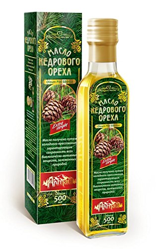 Aceite de nuez de cedro, prensado en frío, procedente de Altai en Siberia, 500 ml