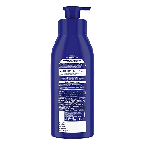 Aceite Nivea en loción para cacao, 400 ml