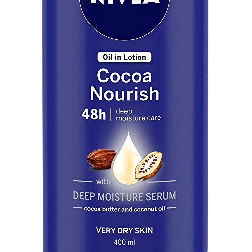 Aceite Nivea en loción para cacao, 400 ml