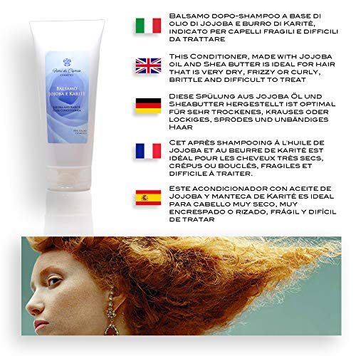 Acondicionador Con Jojoba Y Manteca De Karité - Repara El Cabello Y Ayuda A Prevenir Las Puntas Abiertas Causadas Por Los Secadores - 200 ml