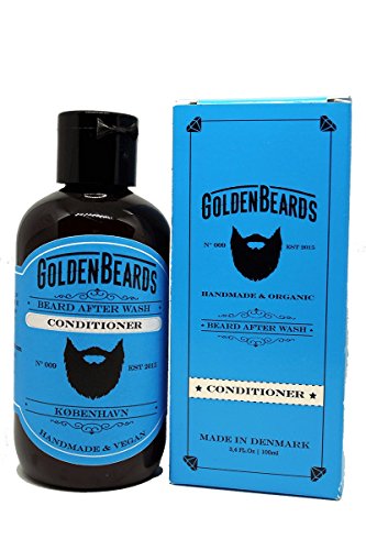 Acondicionador de barba Orgánico (100ml) – Golden beards- Hidrata tu barba y piel. Nuestros productos son 100% Veganos & Naturales y NO TESTEADOS con ANIMALES.