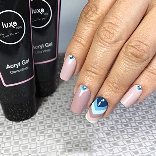 Acryl Gel Camouflage 60gr. + Liquid 125ml. Luxe Nails 16031