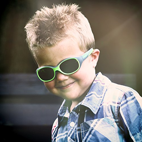 ActiveSol gafas de sol | NIÑO | 100% protección UV 400 | polarizadas | irrompibles, de goma flexible | 2-6 años | 22 gramos [Tiranosaurio]