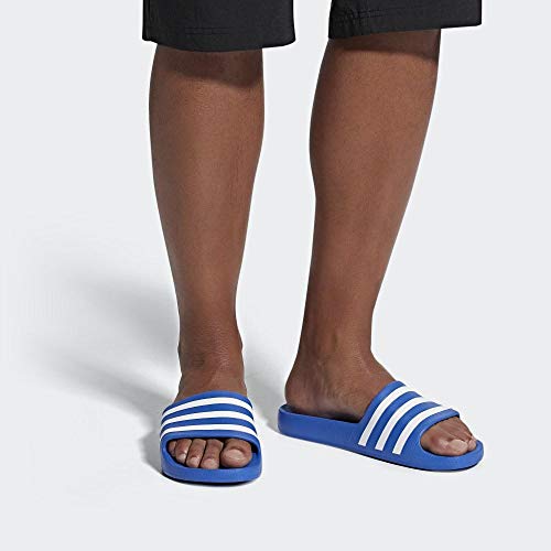 adidas Adilette Aqua, Slide Sandal Unisex-Adult, True Blue/Footwear White/True Blue, 37 EU