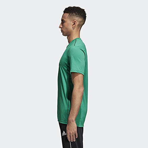 adidas CORE18 JSY T-Shirt, Hombre, Bold Green/Black, L