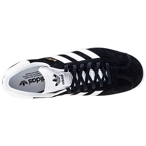 adidas Gazelle, Zapatillas de deporte Unisex Adulto, Varios colores (Core Black/White/Gold Metalic), 46 EU