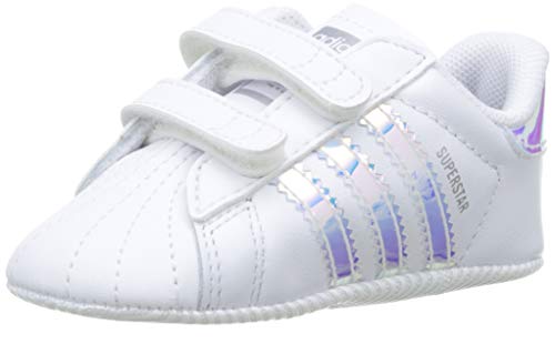 adidas Superstar Crib, Zapatillas Unisex bebé, Blanco (Footwear White/Footwear White/Core Black 0), 17 EU