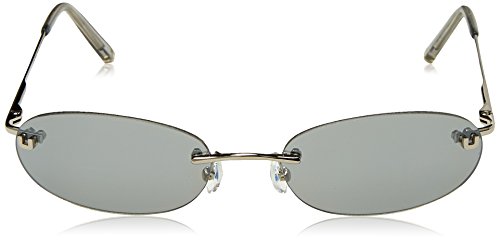 Adolfo Dominguez Ua-15048, Gafas de Sol para Mujer, Multicolor (Silver/Black), 54