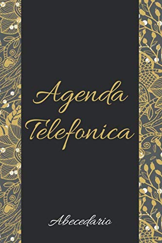 Agenda Telefonica: libreta abecedario A5 17x22, guarda tus direcciones, correos electrónicos, números de teléfono, medios sociales, cumpleaños, aniversarios y tus contraseñas de regalo originales.