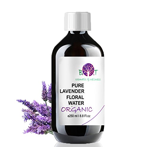 Agua Floral Puro Ecológico Hidrolato de Lavanda ORGÁNICO Piel Sensible/Piel Madura 250 ml