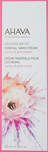 AHAVA Crema Mineral Para Manos Cactus Y Pimienta Rosa - 100 ml.