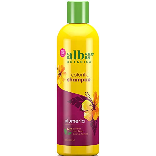 Alba Botanica Natural Hawaiian Shampoo Colorific Plumeria 350ml by Alba Botanica