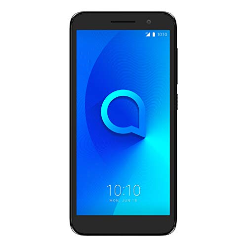 Alcatel 5033D 1 2019, Smartphone - Pantalla 5" - Cámara trasera 5MP y frontal (selfie) 2MP - Memoria 8GB ROM + 1 RAM - Negro