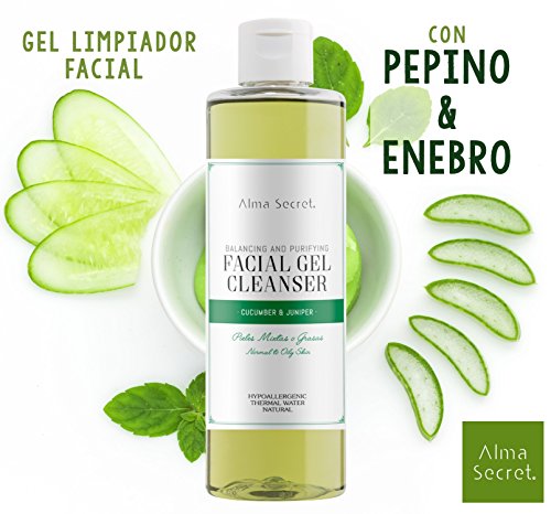 Alma Secret Gel Limpiador Facial Pepino & Enebro - 250 ml