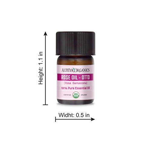 Alteya Organics - Aceite esencial Rosa búlgara (Rosa Damascena, Rose Otto) 2.3 ml.