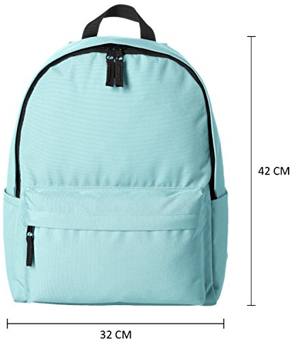 AmazonBasics, Mochila de estilo clásico, Azul (Aqua)