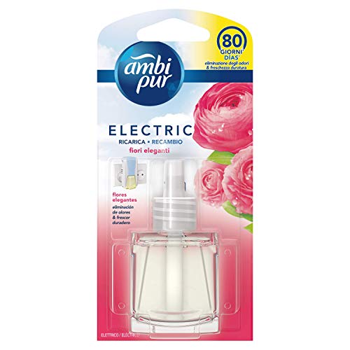 Ambi Pur Flores Elegantes Recambio para Ambientador Eléctrico de 21.5 ml