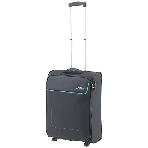 American Tourister - Funshine - Upright Equipaje de mano 55 cm, 39 L, Gris (Sparkling Graphite)