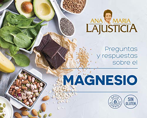 Ana Maria Lajusticia - Cloruro de magnesio – 147 comp. Disminuye el cansancio y la fatiga, mejora el funcionamiento del sistema nervioso. Apto para veganos. Envase para 36 días de tratamiento.