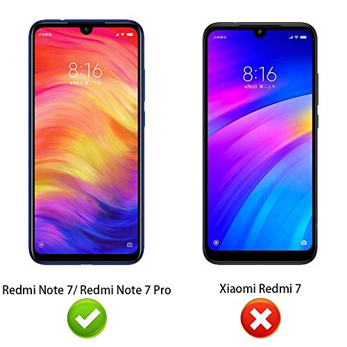 ANEWSIR [2 Pack] Protector de Pantalla para Xiaomi Redmi Note 7 / xiaomi redmi Note 7 Pro,Cristal Vidrio Templado Premium 9H definición.