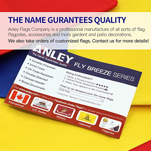 Anley Fly Breeze Bandera de Marruecos de 3x5 pies - Color Vivo y Resistente a la decoloración UV - Encabezado de Lona y Doble Costura - Banderas Nacionales marroquíes Poliéster con Arandelas