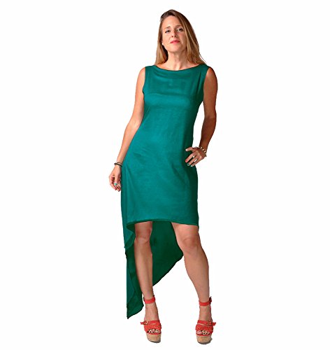 Anoushka Ibiza Vestido, Verde (Verde Petróleo), 44 (Tamaño del Fabricante:XXL) para Mujer