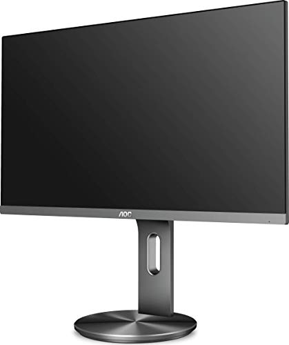 AOC Monitores I2490PXQU/BT - Pantalla para PC de 23.8" (resolución 1920 x 1080 pixels, tecnología FlickerFree y LowBlue, contraste 1000:1, 4 ms, HDMI, Displayport, Regulable en altura), Negro