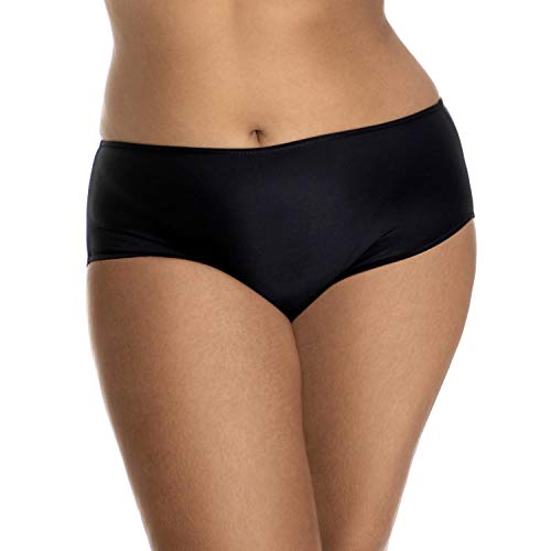 Aquarti Braguitas de Bikini de Talle Alto para Mujer, Negro, 48