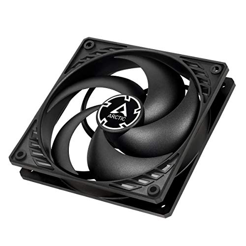 Arctic P12 - Ventilador de Carcasa 120 mm optimizado para Presión, Negro