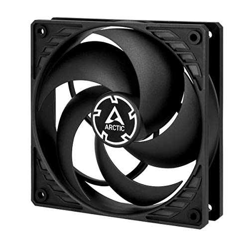 Arctic P12 - Ventilador de Carcasa 120 mm optimizado para Presión, Negro