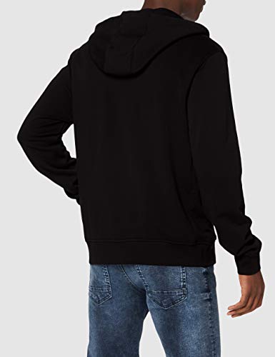 Armani Exchange Everyday French Terry Hoodie Capucha, Negro (Black 1200), XX-Large para Hombre