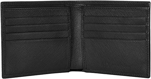 Armani Exchange Men wallet in leather NERO