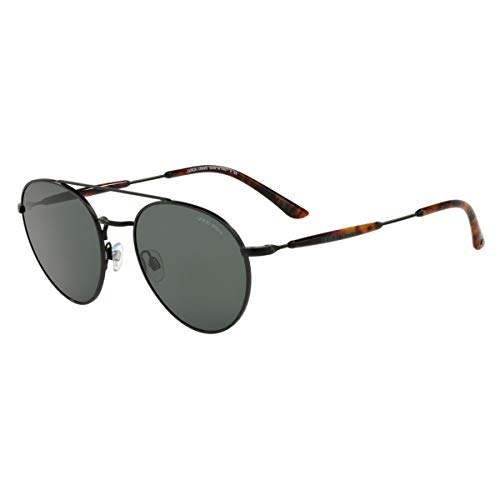 Armani GIORGIO 0AR6075 Gafas de sol, Matte Black, 53 para Hombre