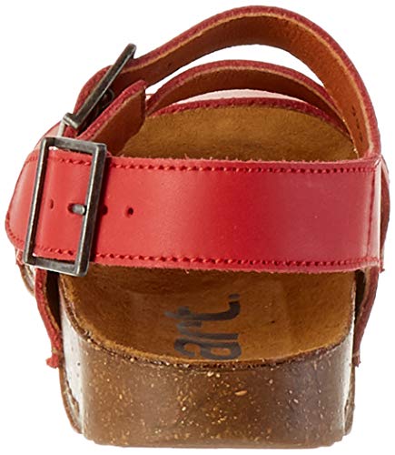 Art I Breathe, Sandalias con Punta Abierta para Mujer, Rojo (Red Red), 38 EU