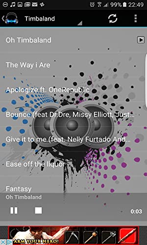 Artist music player