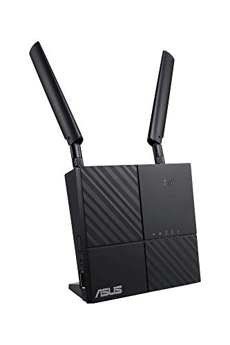 ASUS 4G-AC53U - Router Inalámbrico 4G LTE AC750 Dual-Band Gigabit (Control Parental, Red de invitados, Antenas 4G desmontables)