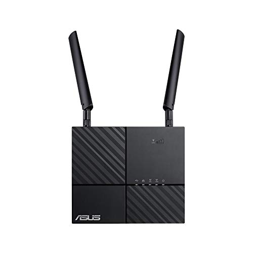 ASUS 4G-AC53U - Router Inalámbrico 4G LTE AC750 Dual-Band Gigabit (Control Parental, Red de invitados, Antenas 4G desmontables)