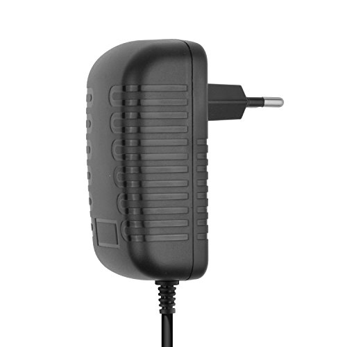 Aukru 9V DC adaptador de fuente de alimentación pedal de efecto de guitarra con 7 vías cables - negro