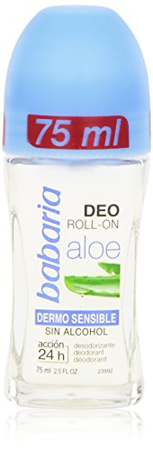 Babaria Aloe Vera Dermo Sensible - Desodorante roll-on, 75 ml