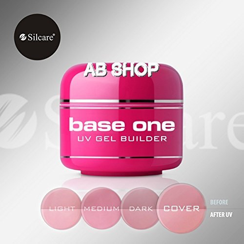 Base Silcare One Base de gel para UV, ideal para manicura francesa, 50 g