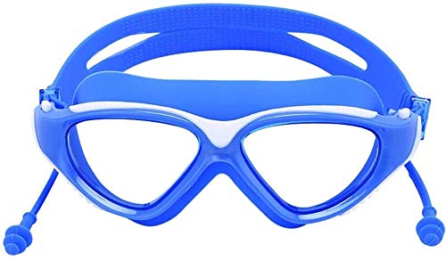 BBGSFDC Gafas de natación Adultos del silicón Sellado Gafas de natación contra la Niebla Impermeable Unisex Gafas de natación (Color : Blue)