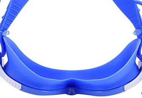 BBGSFDC Gafas de natación Adultos del silicón Sellado Gafas de natación contra la Niebla Impermeable Unisex Gafas de natación (Color : Blue)