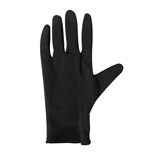 Beaupretty Guantes de Algodón para Manos Secas Guantes de Loción de Spa Guantes de Algodón Eczema para Dormir Inspección de Joyas Maquillaje 12 Pares (M)