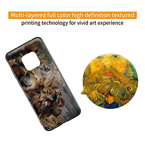 Berkin Arts Peter Paul Rubens para el Caso del Huawei Mate 20 Pro/Estuche para teléfono móvil de Bellas Artes/Impresión Giclee UV en la Cubierta del(Il Morte of Consul Decio)