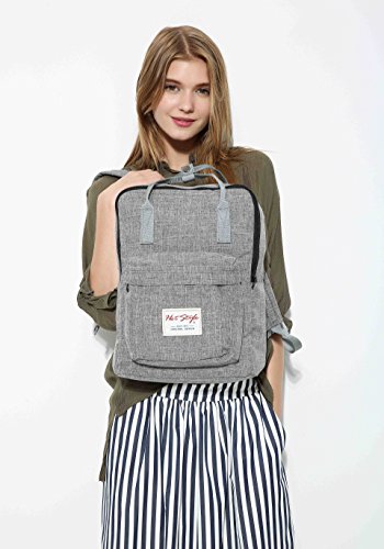 Bestie 14" Mochila Mujer, para portatil 14 Pulgadas, 12 litros, Gris