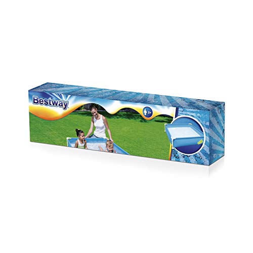 Bestway - Piscina infantil cuadrada, 122 x 122 x 30,5 cm